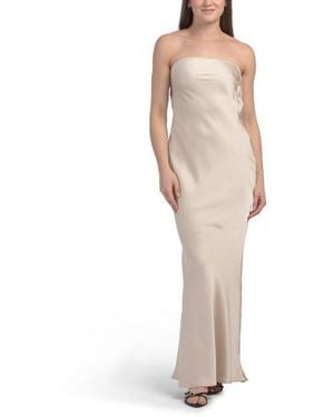 Marshalls Strapless Gown For - Natural