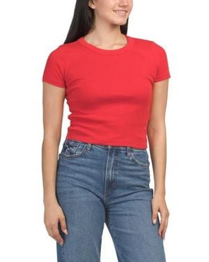 Marshalls Mimi Cropped T-Shirt For - Red