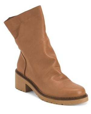 Marshalls Leather Nelly Comfort Boots For - Brown