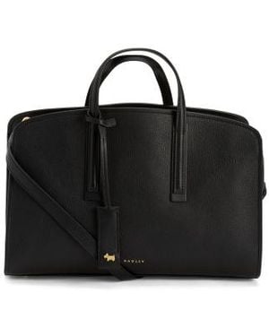 Marshalls Leather Arragon Row Medium Zip Around Tote For - Black