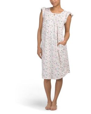 Marshalls Organic Cotton Soft Sense Sleepgown For - White