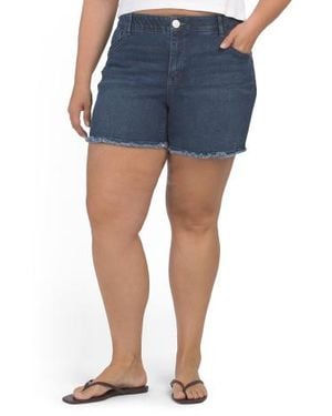 Marshalls Plus Ab Solution High Rise Shorts For - Blue
