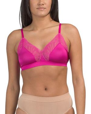 Marshalls Lilith Lace Soft Cup Bra For - Pink