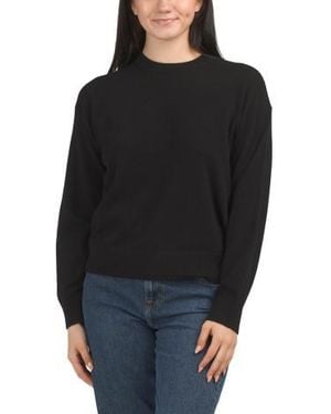 Marshalls Cashmere Celeste Crew Neck Sweater For - Black