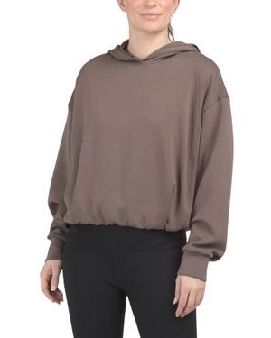 Marshalls Bubble Hem Hoodie For - Brown