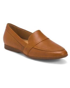 Marshalls Leather Linden Comfort Flats For - Brown