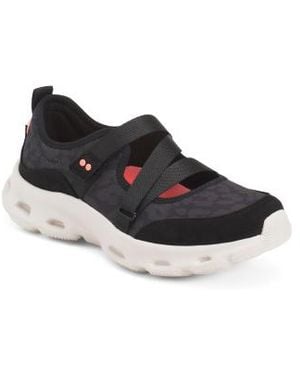 Marshalls Activfoam Mary Jane Walking Shoes For - Black