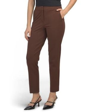 Marshalls Solid Ponte Skinny Leg Pants For - Brown