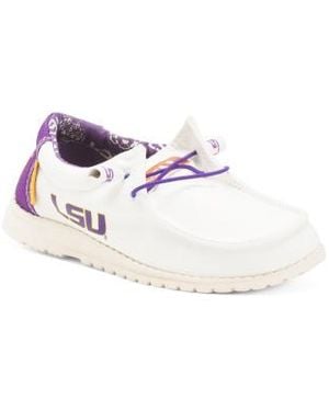Marshalls Lsu Branded Kate Shoes For - White