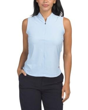 Marshalls Fergie Mock Neck Top For - Blue