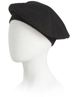 Marshalls Wool Blend Beret For - Black