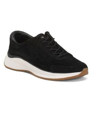 Marshalls Wide Suede Adapt Perf Casual Athletic Shoes For - Black