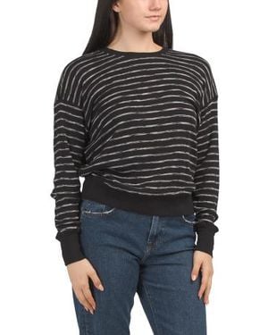 Marshalls Gigi Crew Neck Pull Over Top For - Black