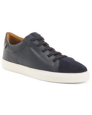 Marshalls Leather Fisher Sport Casual Sneakers For - Blue