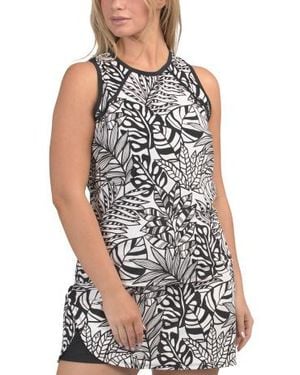 Marshalls Iridressa Crew Neck Tank Top For - Black