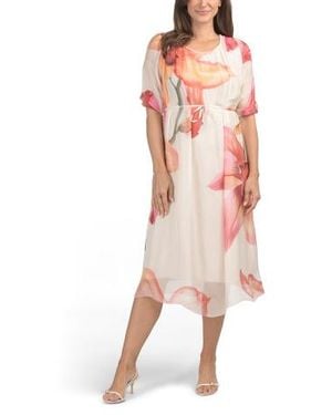 marshalls silk dress Silk White Marshalls Dress