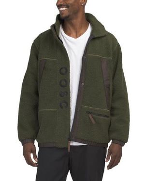 Marshalls Sherpa Fleece Jacket For - Green