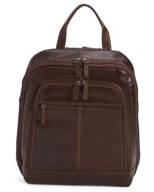 Marshalls Buffalo Leather Voyager Hand Stained Professional Backpack For - Brown