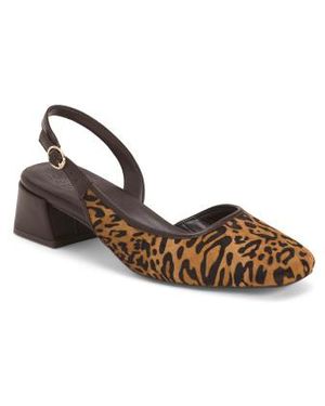 Marshalls Leather Jayla 2 Dress Slingback Heels For - Brown