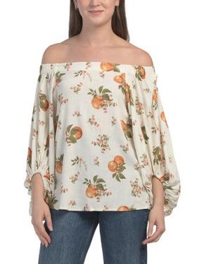 Marshalls Off The Shoulder Top For - Natural