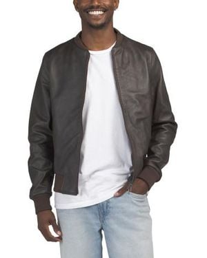 Marshalls Leather Jacket For - Gray