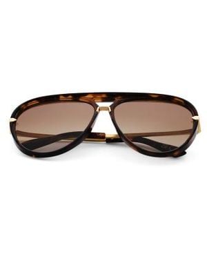 Marshalls Thin Aviator Sunglasses With Gradient Lenses For - Brown