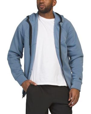 Marshalls Full Zip Fleece Hoodie For - Blue