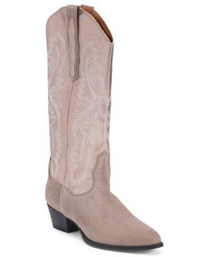Marshalls Leather Western Boots For - Brown