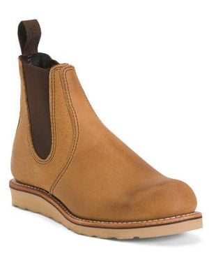 Marshalls Nubuck Leather Weekender Chelsea Boots For - Brown