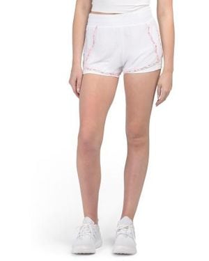 Marshalls Blossom Mesh Shorts For - White