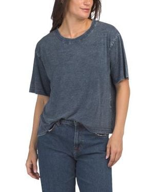 Marshalls Jersey Knit Crew Neck T-Shirt For - Blue