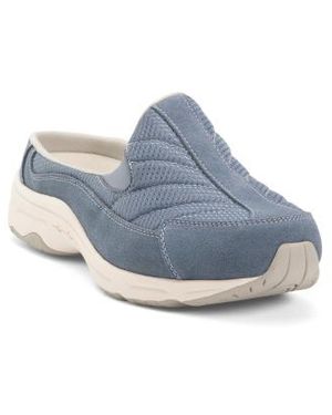 Marshalls Wide Hotrace Comfort Active Mules For - Blue