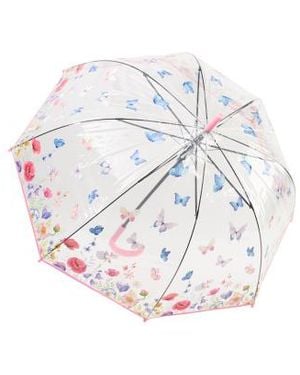 Marshalls Butterfly Garden Bubble Umbrella For - White