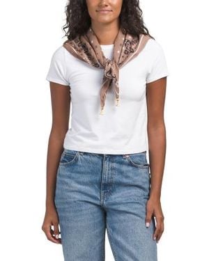Marshalls Square Scarf - Blue