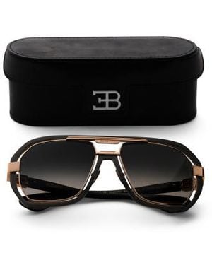 Marshalls 58Mm Handcrafted Sunglasses - Black