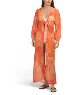 Marshalls Anna Swim Cover-Up For - Orange