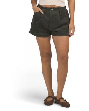 Marshalls High Rise Corduroy Shorts For - Black