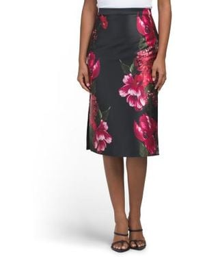 Marshalls Flora Midi Skirt For - Red