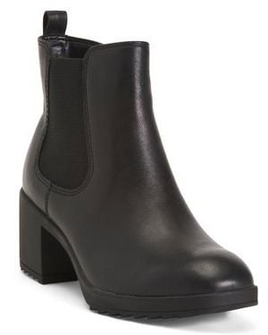Marshalls Leather Hammond Weatherproof Comfort Booties For - Black