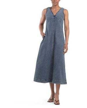 Marshalls Azura Denim Dress For - Blue