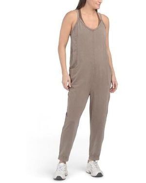 Marshalls Harem Jumpsuit And Halter Bra Set For - Brown