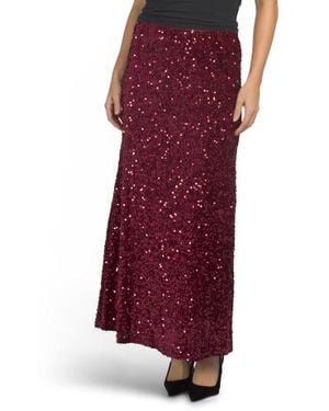 Marshalls Sequin Embellished Skirt For - Red