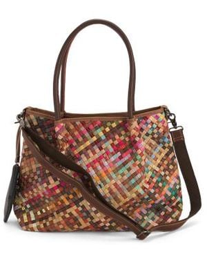 Marshalls Leather Linwood Tote For - Brown
