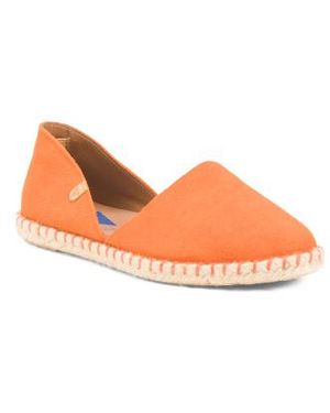 Marshalls Suede Espadrilles For - Orange