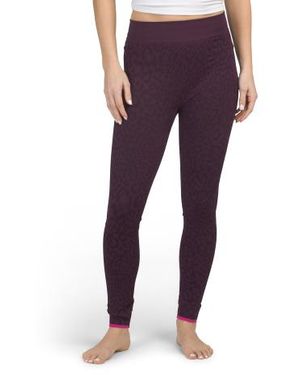 Marshalls Animal Fleece Base Layer Leggings For - Purple