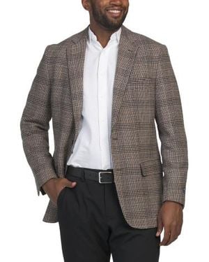 Marshalls Wool Blend Tweed Classic Fit Sport Coat For - Gray