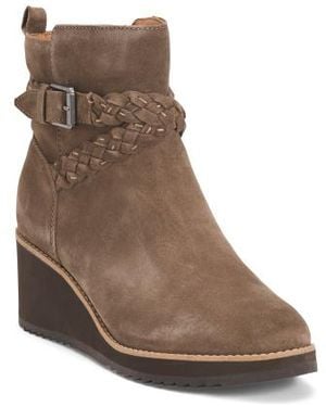 Marshalls Wide Suede Chace Booties For - Brown
