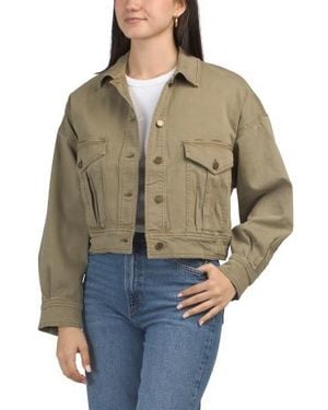 Marshalls Cropped Denim Jacket For - Natural