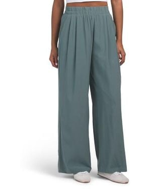 Marshalls Stretch Woven Wide Leg Pants For - Blue