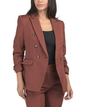 Marshalls Button Blazer For - Red